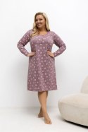 Koszula Nocna Plus Size Model DU-KN-FP-603.15P Dark Pink - Forever Pink Forever Pink