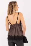 Koszulka Top Damski Model IT-TP-FL9839.89 Brown - Rue Paris Rue Paris