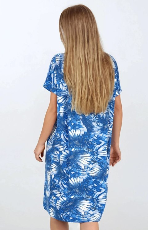 Koszulka nocna Koszula Nocna Model Island Vibes Blue - Momenti Per Me Momenti Per Me