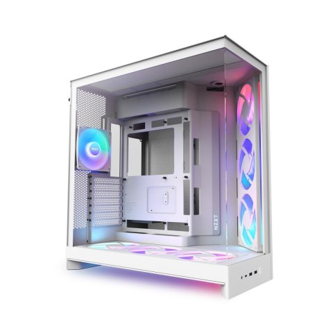 Obudowa NZXT H9 Flow RGB+ (2025) Midi Tower z oknem biała NZXT