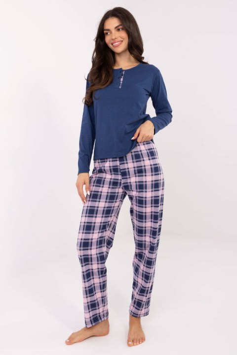 Piżama Damska Model DU-PI-FP-004.03 Dark Blue - Forever Pink Forever Pink