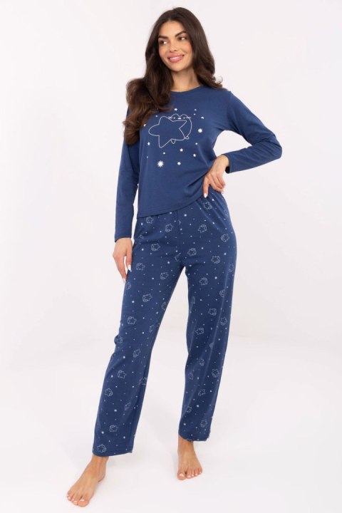 Piżama Damska Model DU-PI-FP-005.61 Dark Blue - Forever Pink Forever Pink