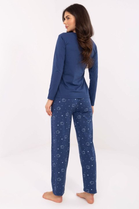 Piżama Damska Model DU-PI-FP-005.61 Dark Blue - Forever Pink Forever Pink