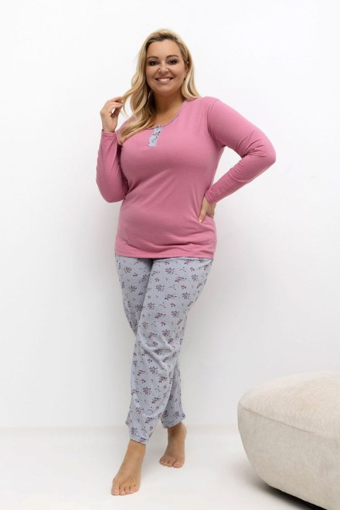 Piżama Damska Plus Size Model DU-PI-FP-501.22 Pink - Forever Pink Forever Pink
