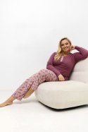 Piżama Damska Plus Size Model DU-PI-FP-508.57 Dark Pink - Forever Pink Forever Pink