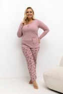 Piżama Damska Plus Size Model DU-PI-FP-508.57 Light Pink - Forever Pink Forever Pink