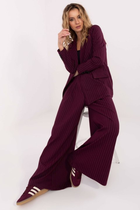 Spodnie Damskie Model IT-SP-FL9787.85 Bordo - Rue Paris Rue Paris