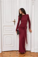 Sukienka Model Serenya BOR SUK0537 Bordo - Roco Fashion Roco Fashion