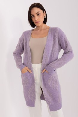 Sweter Kardigan Model AT-SW-234501.00P Light Violet - AT AT