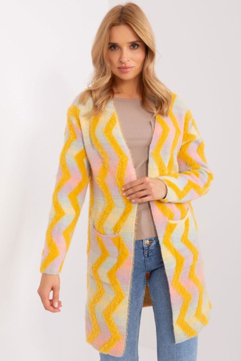 Sweter Kardigan Model AT-SW-234701.34 Yellow - AT AT