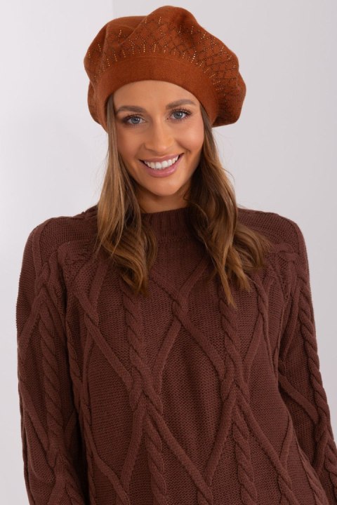 Beret Model AT-CZ-231605.24P Light Brown - AT AT