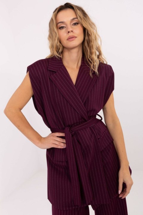Kamizelka Model IT-KZ-FL9790.66 Bordo - Rue Paris Rue Paris