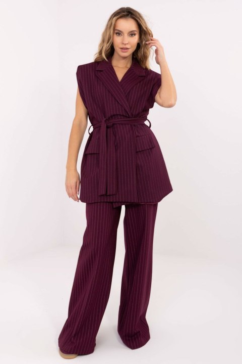 Kamizelka Model IT-KZ-FL9790.66 Bordo - Rue Paris Rue Paris