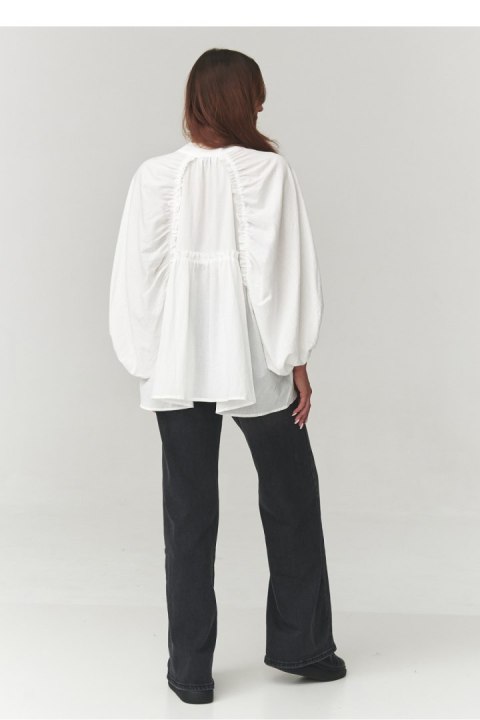 Koszula Damska Model C24 White - Makadamia Makadamia