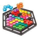 Łamigłówka Logiczna Sexangle Puzzle Tetris 16 Klocków 112 Zadań LEAN Toys