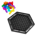 Łamigłówka Logiczna Sexangle Puzzle Tetris 16 Klocków 112 Zadań LEAN Toys