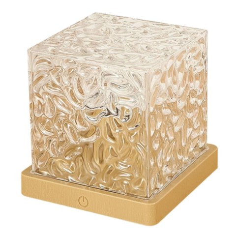 Lampka Nocna LED Projektor Zorza Fale RGB 16 Kolorów Pilot LEAN