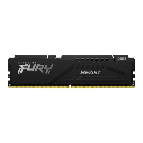 Pamięć DDR5 Kingston FURY Beast 8GB (1x8GB) 5600MHz CL40 1,25V Czarna Kingston