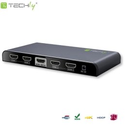 Rozdzielacz / Splitter Techly AV HDMI 2.0 1/4 Ultra HD 4Kx2K 3D Techly