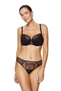 Biustonosz Soft Biustonosz Semi-Soft Model Fleur B3 Black - Gorteks Gorteks
