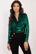Bluzka Model DHJ-BZ-15268.30 Dark Green - Italy Moda Italy Moda