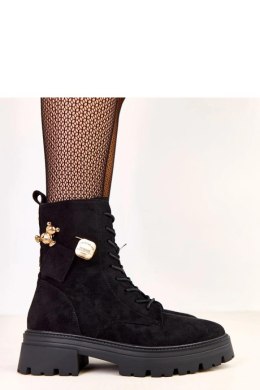 Botki Model Messey D9223 Black - Solea Solea