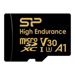 Karta pamięci Silicon Power microSDXC High Endurance Golden Series 128GB V30 UHS-1 U3 A1 4K UHD + adapter Silicon Power
