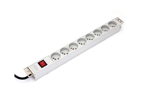 Listwa zasilająca DIGITUS 19", 1U, 8 gniazd, 16A, 1,8m Digitus
