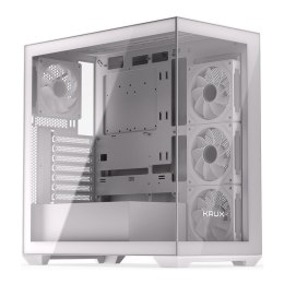 Obudowa KRUX Exo White ATX, z oknem, bez zasilacza, biała COOLING.PL
