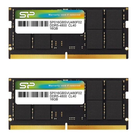 Pamięć SODIMM DDR5 Silicon Power 32GB (2x16GB) 4800MHz CL40 1,1V Silicon Power