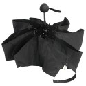 Parasolka Kieszonkowa Składana z Ochroną UV UPF 50+ Etui Czarna 90 cm LEAN