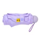 Parasolka Kieszonkowa Składana z Ochroną UV UPF 50+ Etui Fioletowa 90 cm LEAN