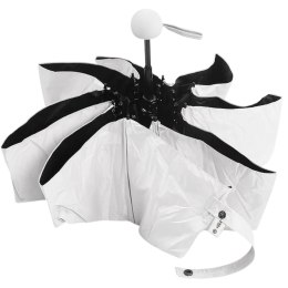 Parasolka Kieszonkowa Składana z Ochroną UV UPF 50+ Etui Szara 90 cm LEAN