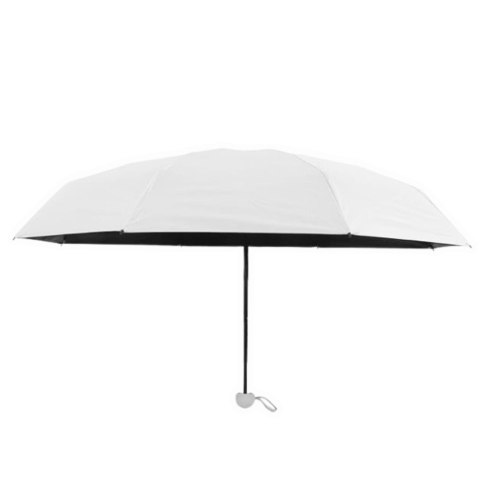 Parasolka Kieszonkowa Składana z Ochroną UV UPF 50+ Etui Szara 90 cm LEAN