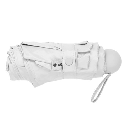 Parasolka Kieszonkowa Składana z Ochroną UV UPF 50+ Etui Szara 90 cm LEAN