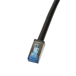 Patchcord LogiLink CQ7093S Cat.6A S/FTP PVC+PE 10m czarny LogiLink