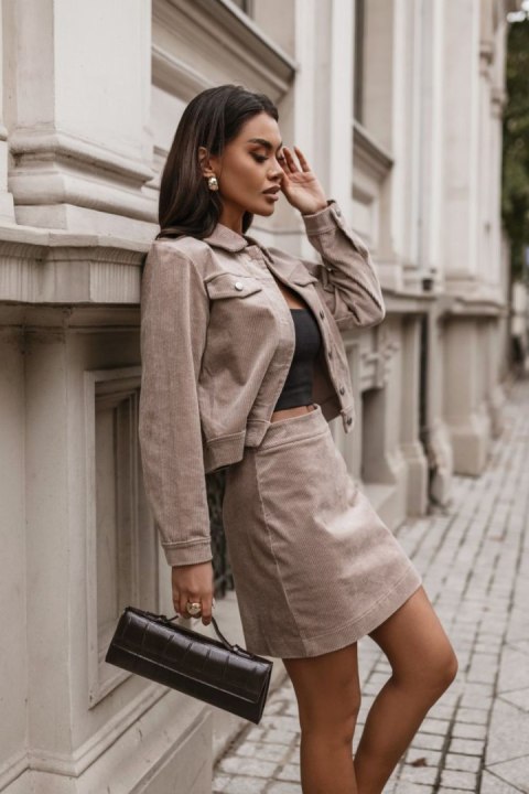 Spódnica Komplet Model Rubi 379 Beige - IVON IVON