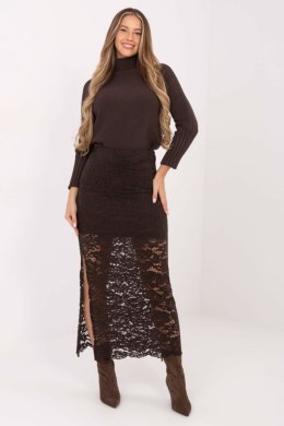 Spódnica Model MI-SD-G9137.16P Dark Brown - Italy Moda Italy Moda