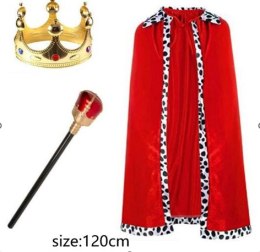 Strój Karnawałowy Król 120cm Stator