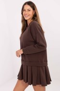 Sukienka Model MI-SK-3249.98 Dark Brown - Rue Paris Rue Paris
