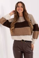 Sweter Damski Model MI-SW-2309.95 Light Beige - Italy Moda Italy Moda