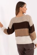 Sweter Damski Model MI-SW-2309.95 Light Beige - Italy Moda Italy Moda