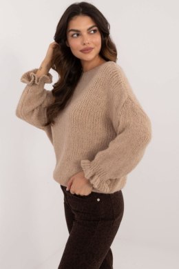 Sweter Damski Model MI-SW-2912.10X Dark Beige - Italy Moda Italy Moda