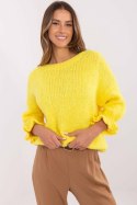 Sweter Damski Model MI-SW-2912.10X Yellow - Italy Moda Italy Moda