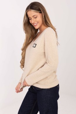 Sweter Damski Model RV-SW-A1025.80 Beige - Relevance Relevance