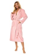Szlafrok Damski Model Aura 2510 Powder Pink - L&L collection L&L collection