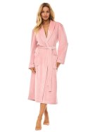 Szlafrok Damski Model Aura 2510 Powder Pink - L&L collection L&L collection