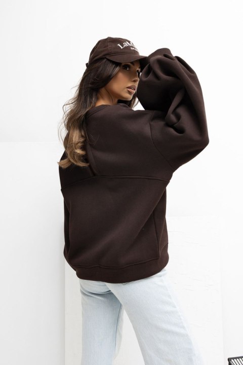 Bluza Damska Model RV-BL-A1040.03 Dark Brown - Rue Paris Rue Paris