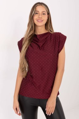 Bluzka Model MI-BZ-61479.35 Bordo - Italy Moda Italy Moda