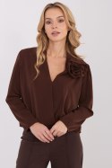 Bluzka Model MI-BZ-M650.17P Brown - Italy Moda Italy Moda